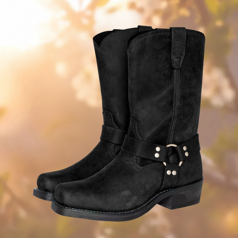 Elias | Retro Mid-calf Leather Boots