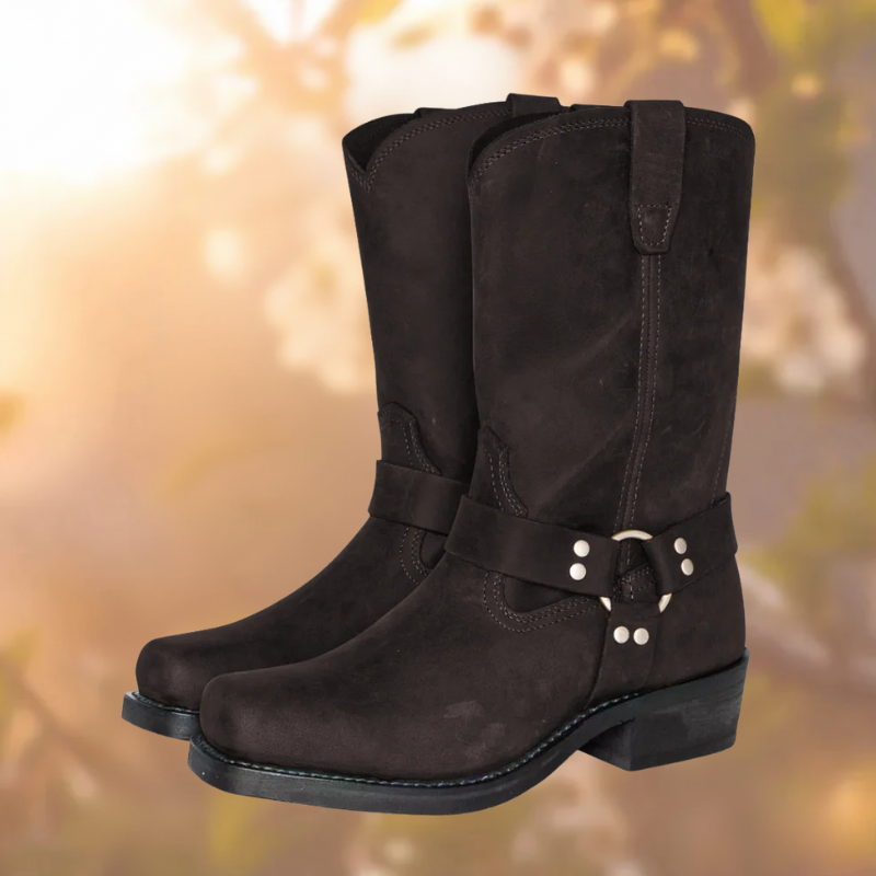 Elias | Retro Mid-calf Leather Boots