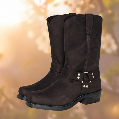 Elias | Retro Mid-calf Leather Boots